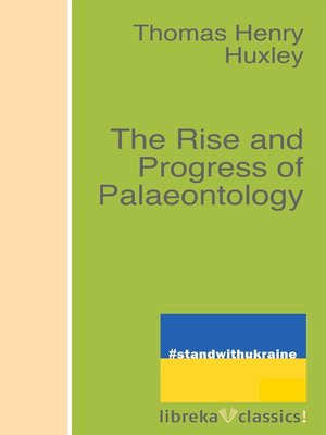 cover image of The Rise and Progress of Palaeontology